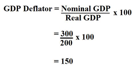 pce deflator formula